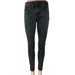 Gap Women's Black High Waisted Stretch Legging Skinny Denim Jeans Size 30R